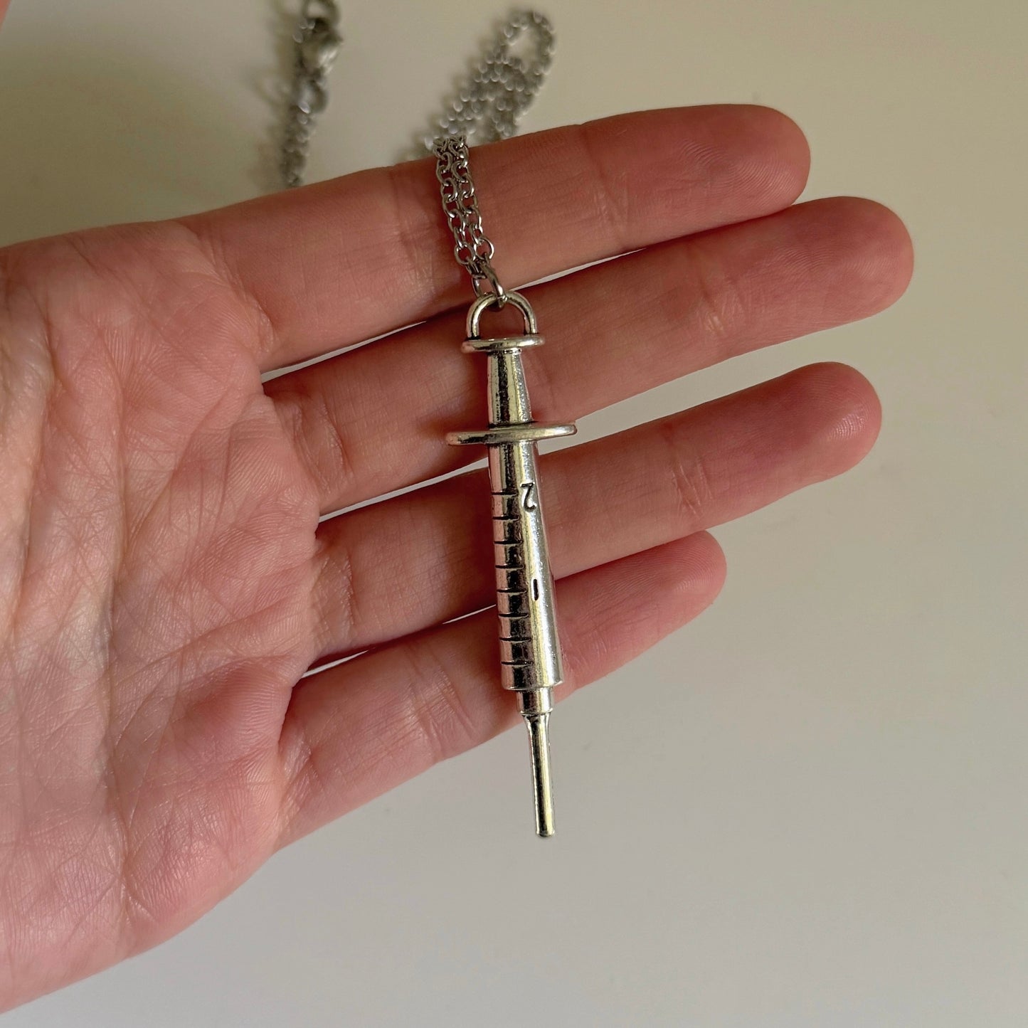 Syringe Necklace