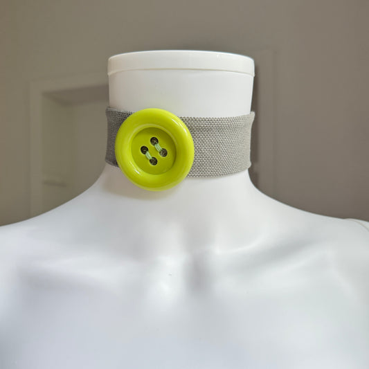 Button Choker | grey