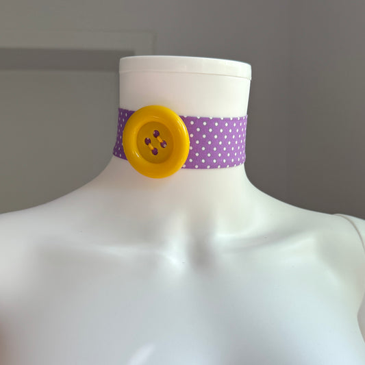 Button Choker | purple