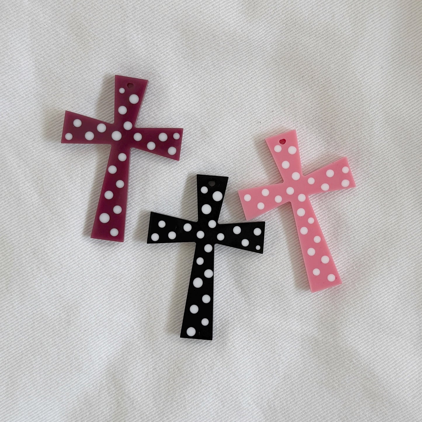 Polka dot Cross | options