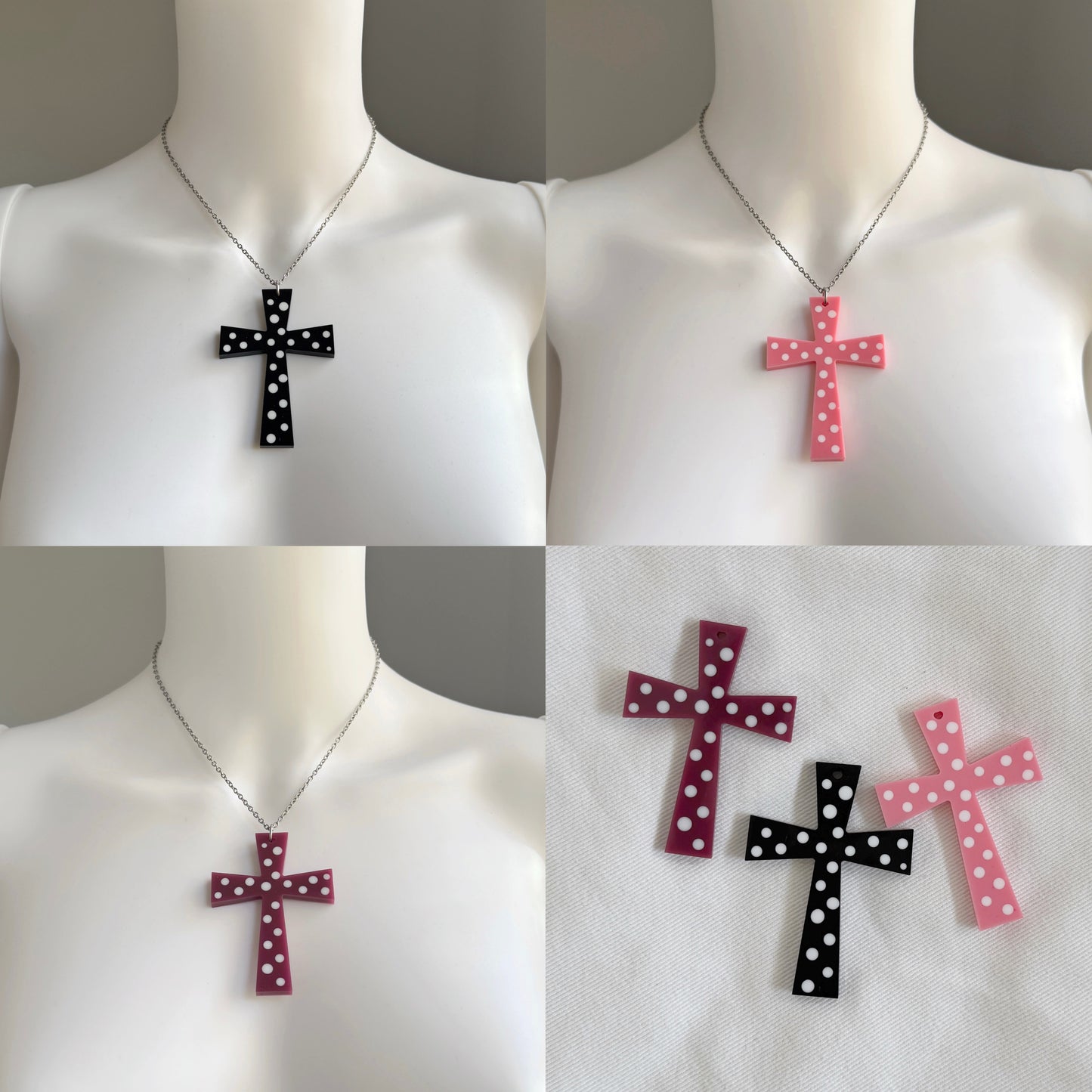 Polka dot Cross | options