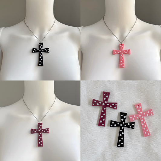 Polka dot Cross | options